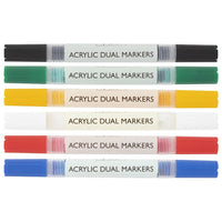 Acrylmarker DUAL Nassau Fine Art - 6er Set — Bild 2