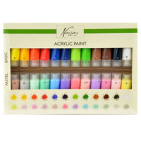 Acrylset 24 x 22 ml - Grund- und Pastellfarben — Bild 1