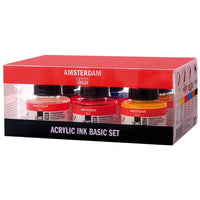 Acryltusche Amsterdam - Basis-Set / 6 x 30 ml — Bild 1