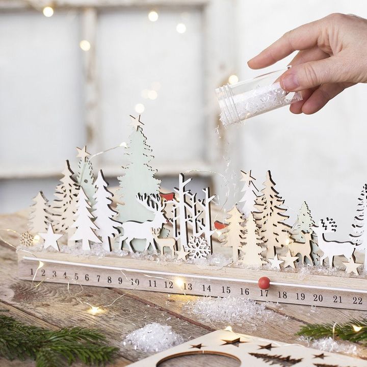 Adventskalender aus Holz - Countdown 40 cm — Bild 1