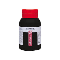 ArtCreation Essentials Acrylfarbe 750 ml – 40 Farbtöne | 701-elfenbeinschwarz