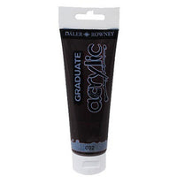 Daler-Rowney GRADUATE Acrylfarbe 120 ml | verschiedene Farbtöne | 032 perlglanzschwarz