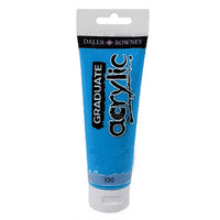 Daler-Rowney GRADUATE Acrylfarbe 120 ml | verschiedene Farbtöne | 130 Coeruleum hue