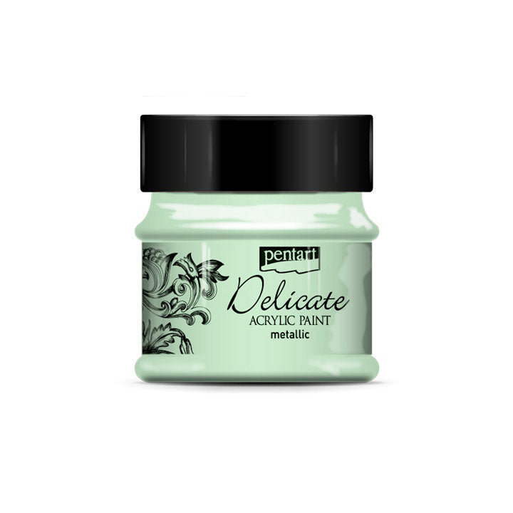 Delicate Metallic Acrylfarbe 50 ml | verschiedene Farben — Bild 2