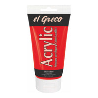 El Greco Acrylfarbe 150 ml | verschiedene Farben | Echt Rot