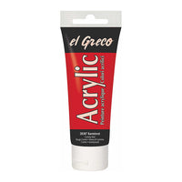 El Greco Acrylfarbe 75 ml | verschiedene Farben | karmesinrot