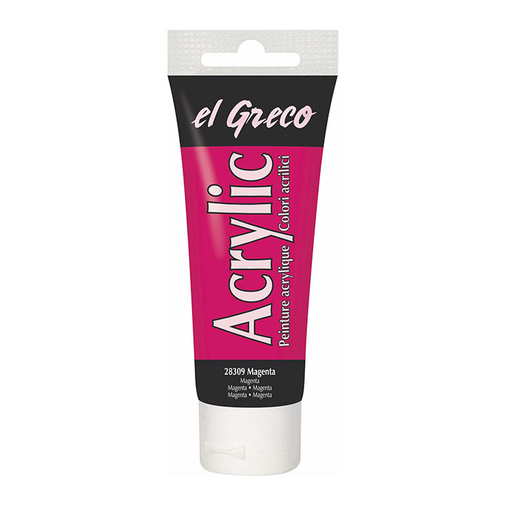 El Greco Acrylfarbe 75 ml | verschiedene Farben | Magenta