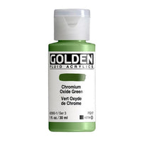 GOLDEN Fluid Acrylfarbe 118 ml | verschiedene Farben | 2060 chróm oxid zelená