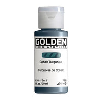 GOLDEN Fluid Acrylfarbe 118 ml | verschiedene Farben | 2144 kobaltová tyrkysová