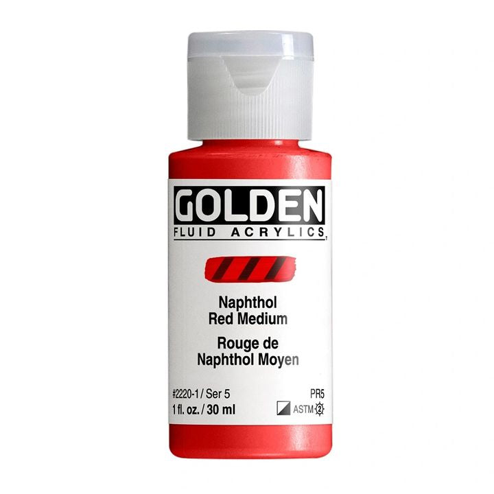 GOLDEN Fluid Acrylfarbe 118 ml | verschiedene Farben | ARTMIE