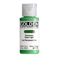GOLDEN Fluid Acrylfarbe 30 ml – 2250 permanent Hellgrün