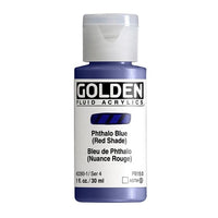 GOLDEN Fluid Acrylfarbe 30 ml – 2260 violettblau (roter Farbton)