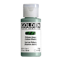 GOLDEN Fluid Acrylfarbe 30 ml – 2275 violettgrün (gelber Farbton)