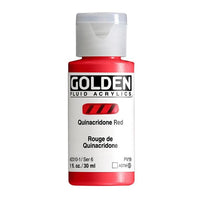 GOLDEN Fluid Acrylfarbe 30 ml – 2310 Chinacridonrot