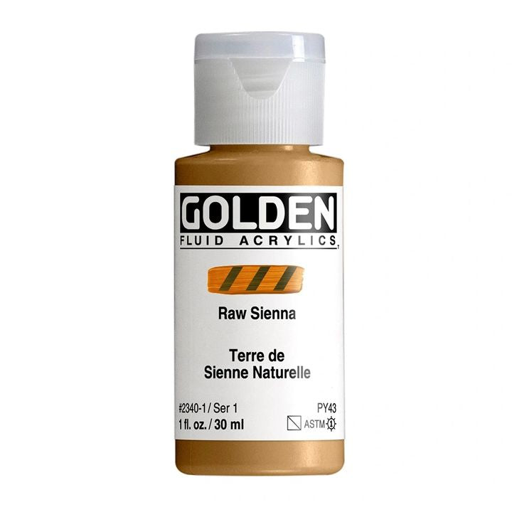 GOLDEN Fluid Acrylfarbe 30 ml – 2340 Siena natur