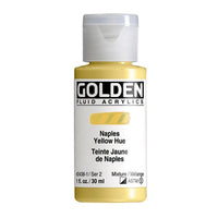 GOLDEN Fluid Acrylfarbe 30 ml – 2438 Neapelgelb Farbton