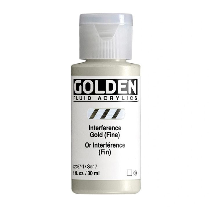 GOLDEN Fluid Interference Acrylfarbe 118 ml | verschiedene Farben