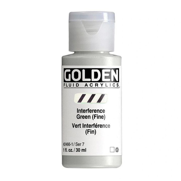 GOLDEN Fluid Interference Acrylfarbe 30 ml | verschiedene Farben — Bild 2