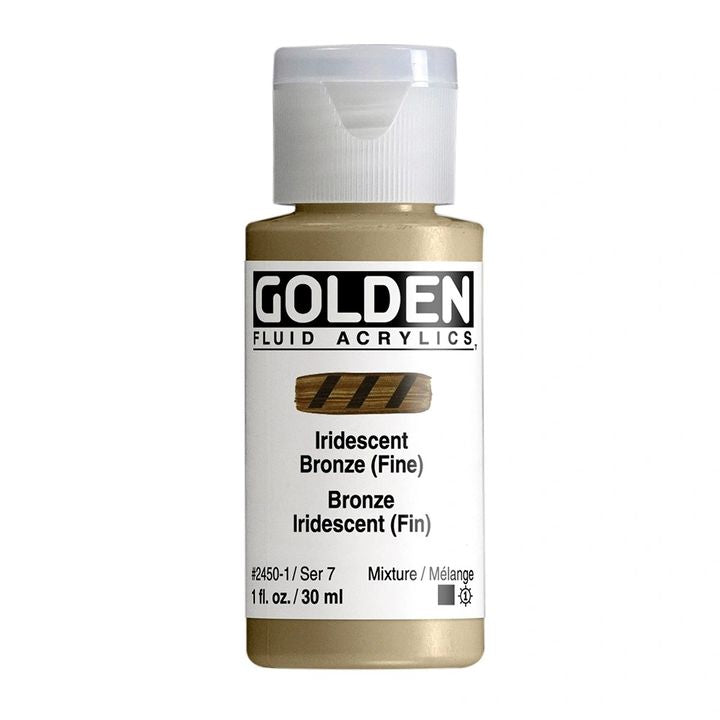 GOLDEN Fluid Iridescent Acrylfarbe 118 ml | verschiedene Farben — Bild 2