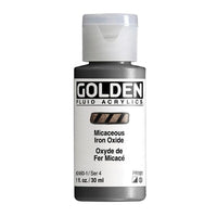 GOLDEN Fluid Iridescent Acrylfarbe 30 ml | verschiedene Farben | 2460 Eisenglimmer