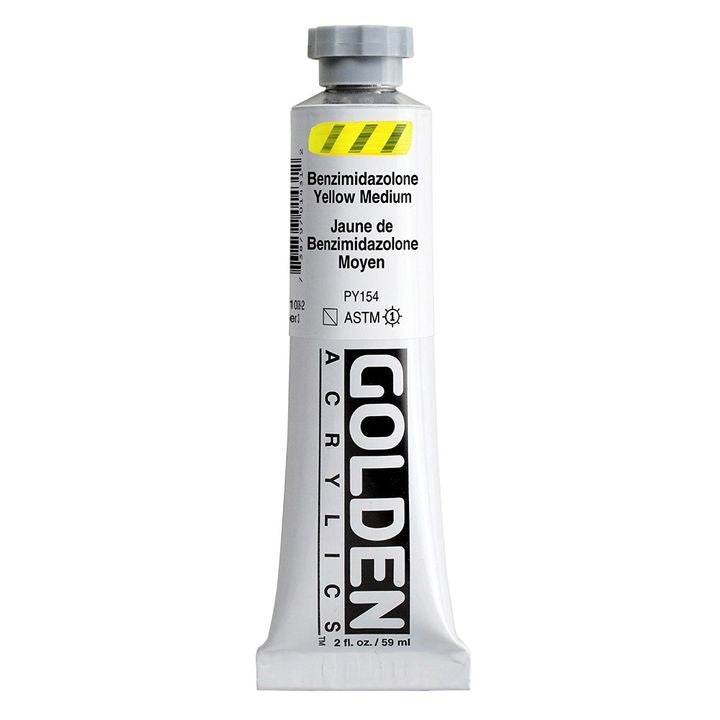 GOLDEN Heavy Body Acrylfarbe 148 ml | verschiedene Farben | 1008 benzimidazolone médium žltá