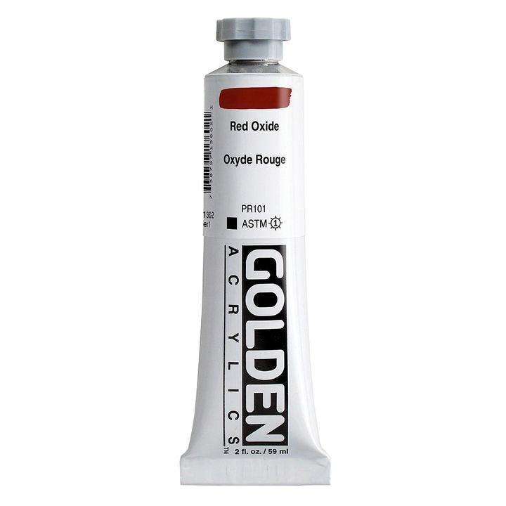 GOLDEN Heavy Body Acrylfarbe 148 ml – 1360 Oxidrot