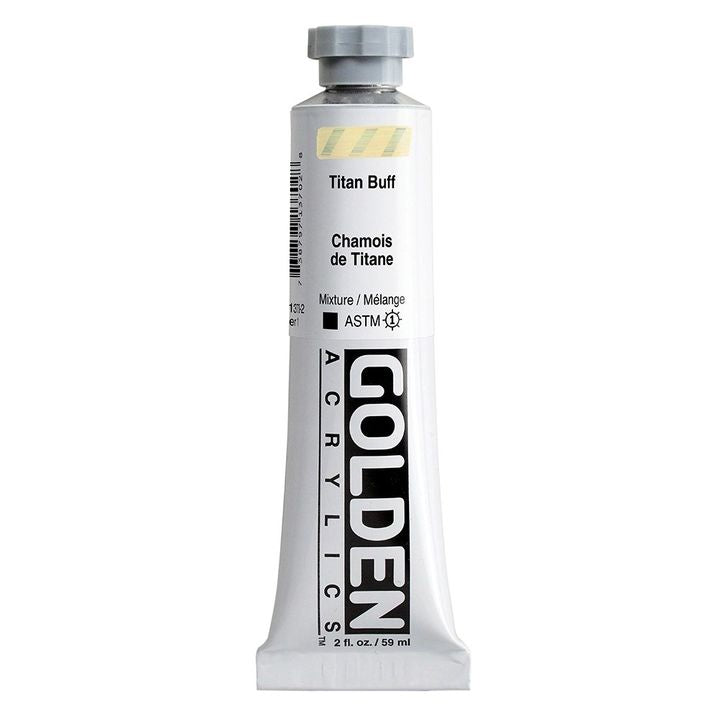 GOLDEN Heavy Body Acrylfarbe 148 ml – 1370 Titan buff