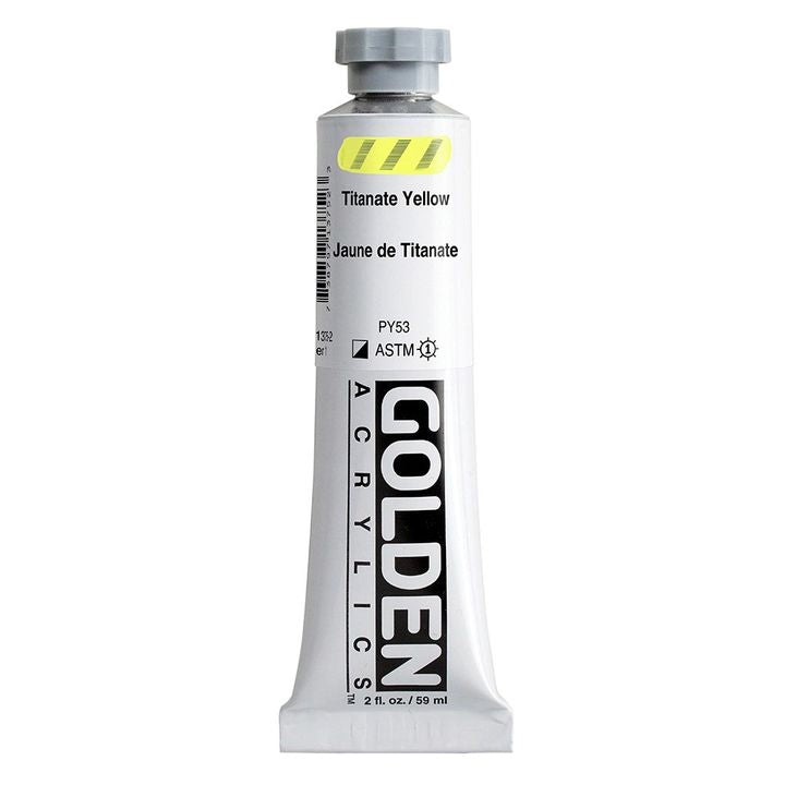 GOLDEN Heavy Body Acrylfarbe 148 ml – 1375 Titan Gelb