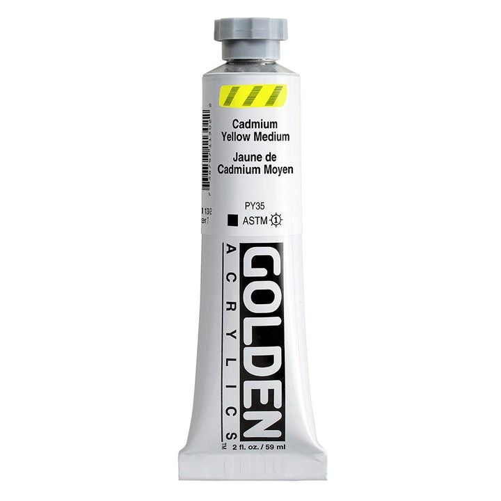 GOLDEN Heavy Body Acrylfarbe 59 ml – 1130 Kadmium medium Gelb
