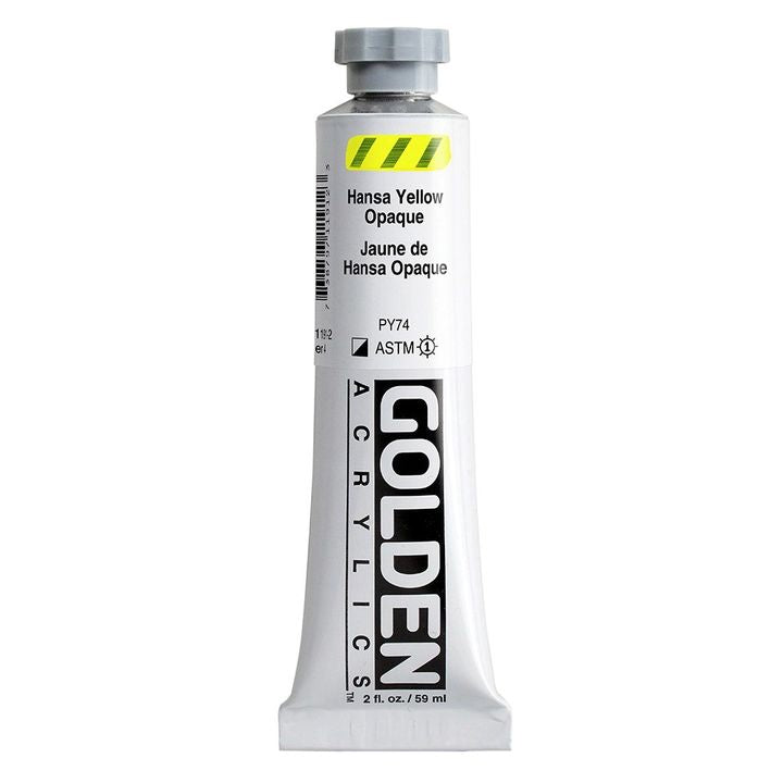 GOLDEN Heavy Body Acrylfarbe 59 ml – 1191 hansa gelb deckend