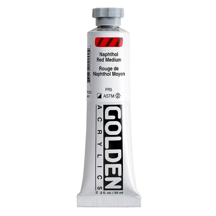 GOLDEN Heavy Body Acrylfarbe 59 ml – 1220 Naftol mittelrot