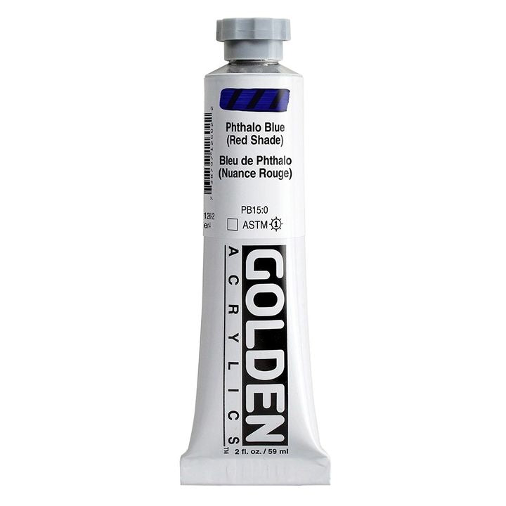 GOLDEN Heavy Body Acrylfarbe 59 ml – 1260 violettblau (roter Farbton)