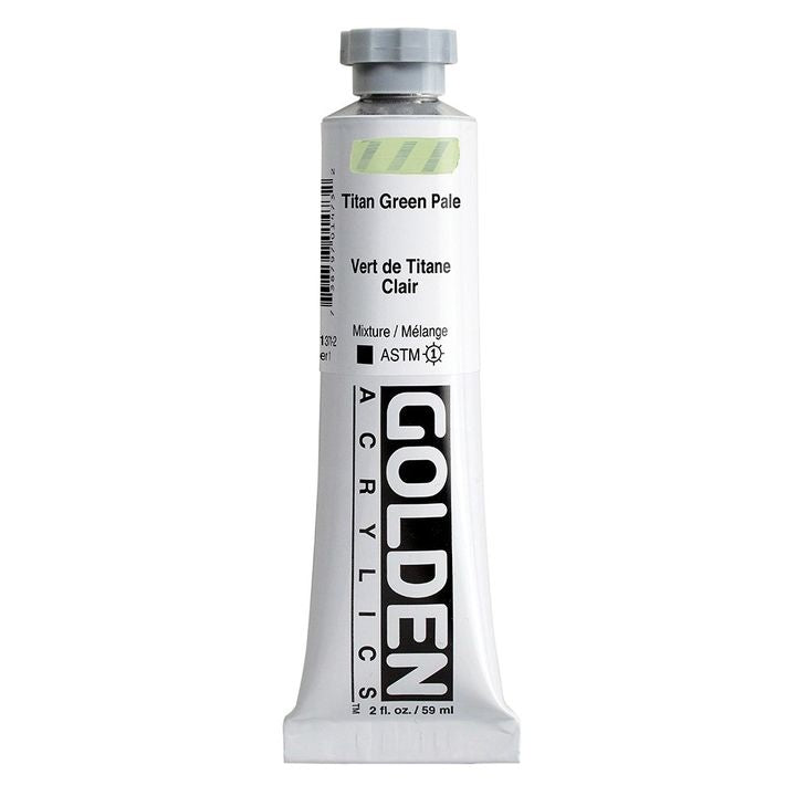 GOLDEN Heavy Body Acrylfarbe 59 ml – 1371 Titan hellgrün