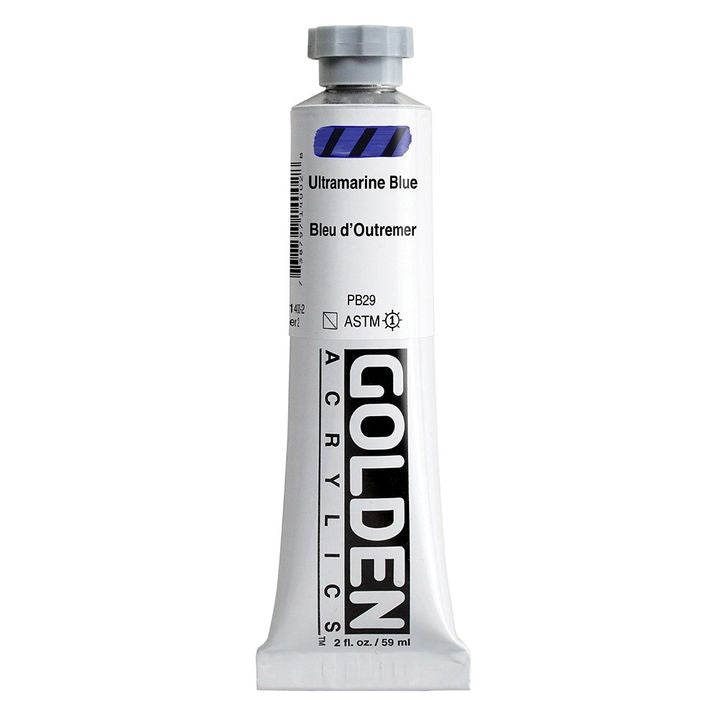 GOLDEN Heavy Body Acrylfarbe 59 ml – 1400 Ultramarin Blau