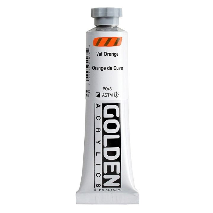 GOLDEN Heavy Body Acrylfarbe 59 ml – 1403 vat Orange