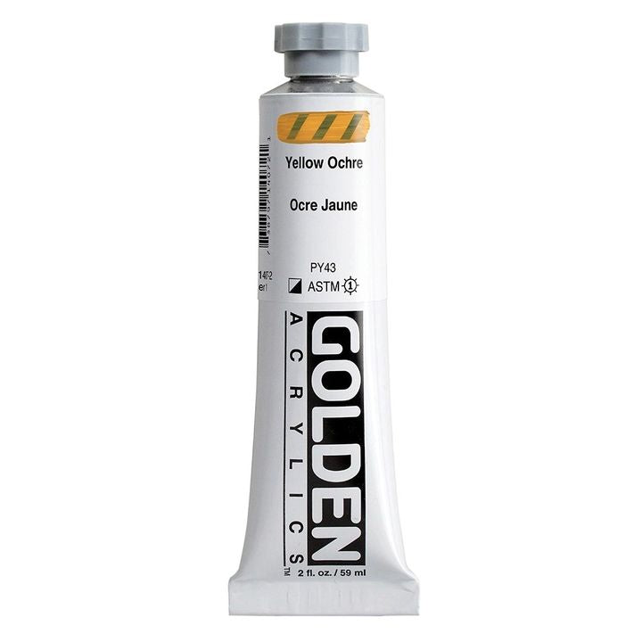 GOLDEN Heavy Body Acrylfarbe 59 ml – 1407 Ocker Gelb