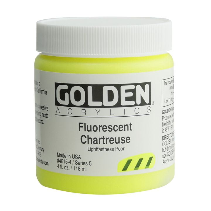 GOLDEN Heavy Body Fluoreszierende Acrylfarbe 118 ml | verschiedene Farben — Bild 2