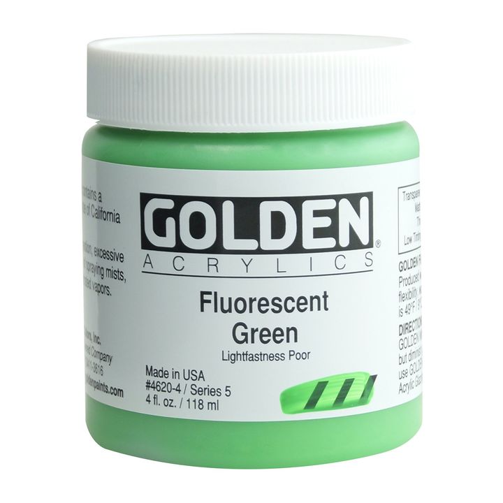 GOLDEN Heavy Body Fluoreszierende Acrylfarbe 118 ml | verschiedene Farben — Bild 3