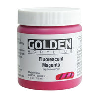 GOLDEN Heavy Body Fluoreszierende Acrylfarbe 118 ml | verschiedene Farben | 4625 magenta