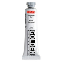 GOLDEN Heavy Body Fluorescent Acrylfarbe 59 ml | verschiedene Farben | 4650 rot