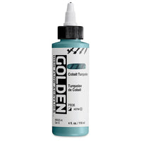 GOLDEN High Flow Acrylfarbe 118 ml | verschiedene Farbtöne | 8503 Kobaltová Tyrkysová