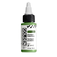 GOLDEN High Flow Acrylfarbe 30 ml | verschiedene Farbtöne | 8501 Chrómoxidová Zelená