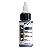 GOLDEN High Flow Acrylfarbe 30 ml | verschiedene Farbtöne | 8522 Indigová Anthraquinónová