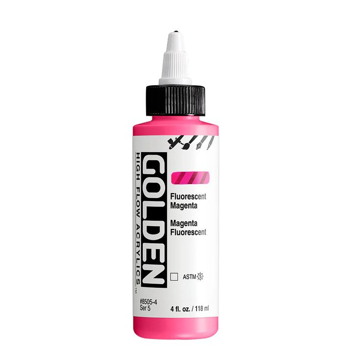 GOLDEN High Flow Fluorescent Acrylfarbe 118 ml – 8505 Magenta