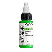 GOLDEN High Flow Fluorescent Acrylfarbe 30 ml – 8568 Grün