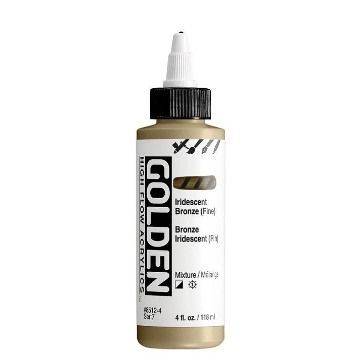 GOLDEN High Flow Iridescent Acrylfarbe 118 ml | verschiedene Farbtöne — Bild 2