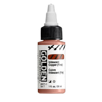 GOLDEN High Flow Iridescent Acrylfarbe 30 ml – 8571 Kupfer Fein