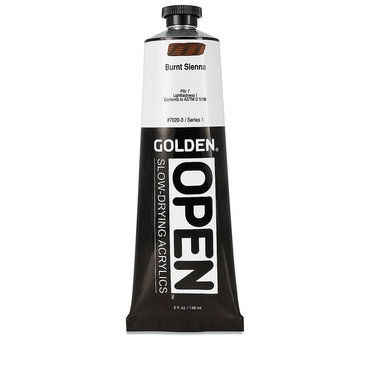 GOLDEN OPEN Slow-Drying Acrylfarbe 148 ml | verschiedene Farbtöne | 7020 Pálená Sienna