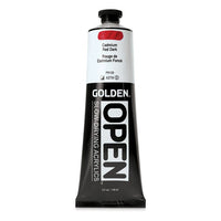 GOLDEN OPEN Slow-Drying Acrylfarbe 148 ml | verschiedene Farbtöne | 7080 Kadmiumrot Dunkel