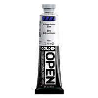 GOLDEN OPEN Slow-Drying Acrylfarbe 59 ml | verschiedene Farbtöne | 7005 Antrachinónová modrá